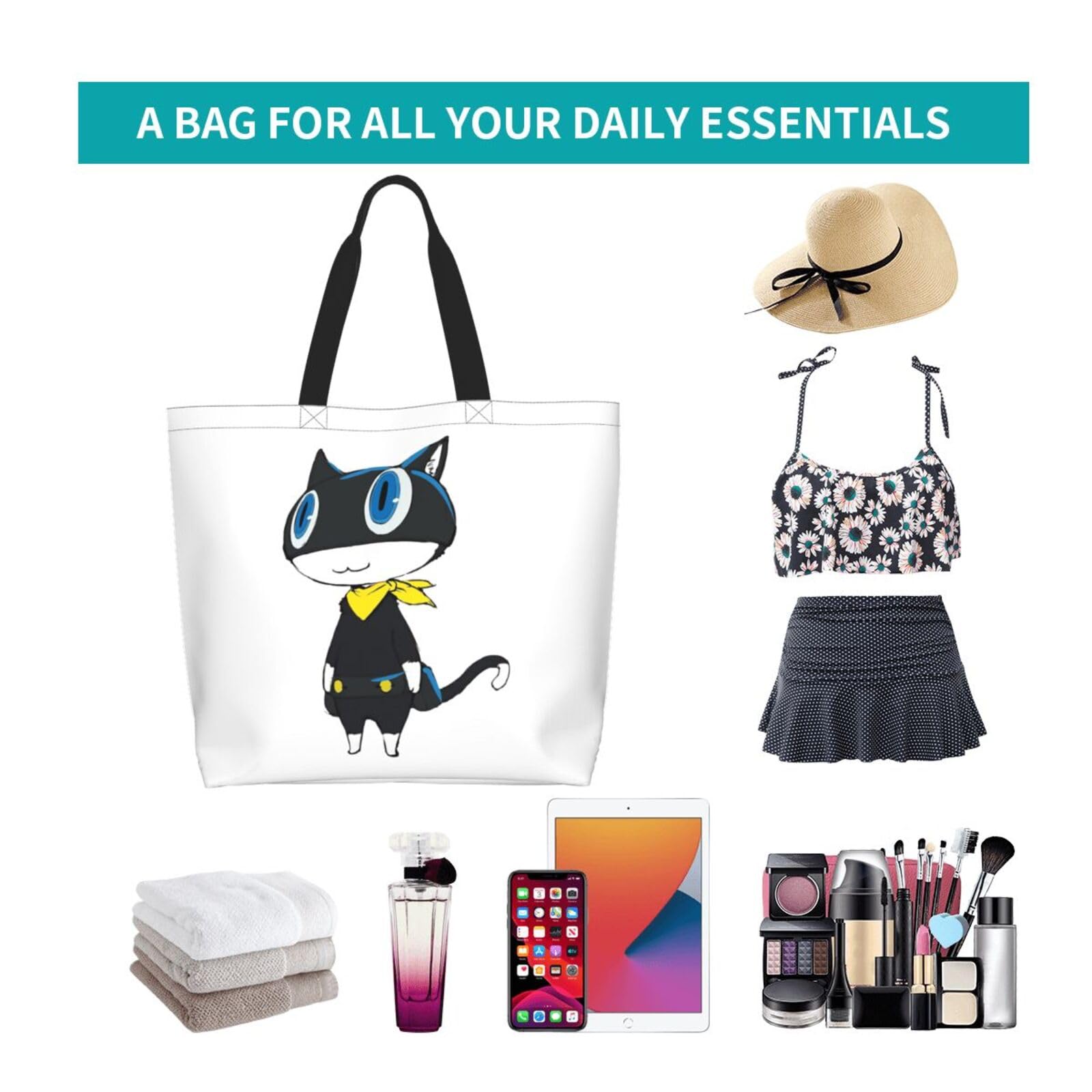 Amazon.co.jp: ペルソナ5 モルガナ トートバッグ レディース