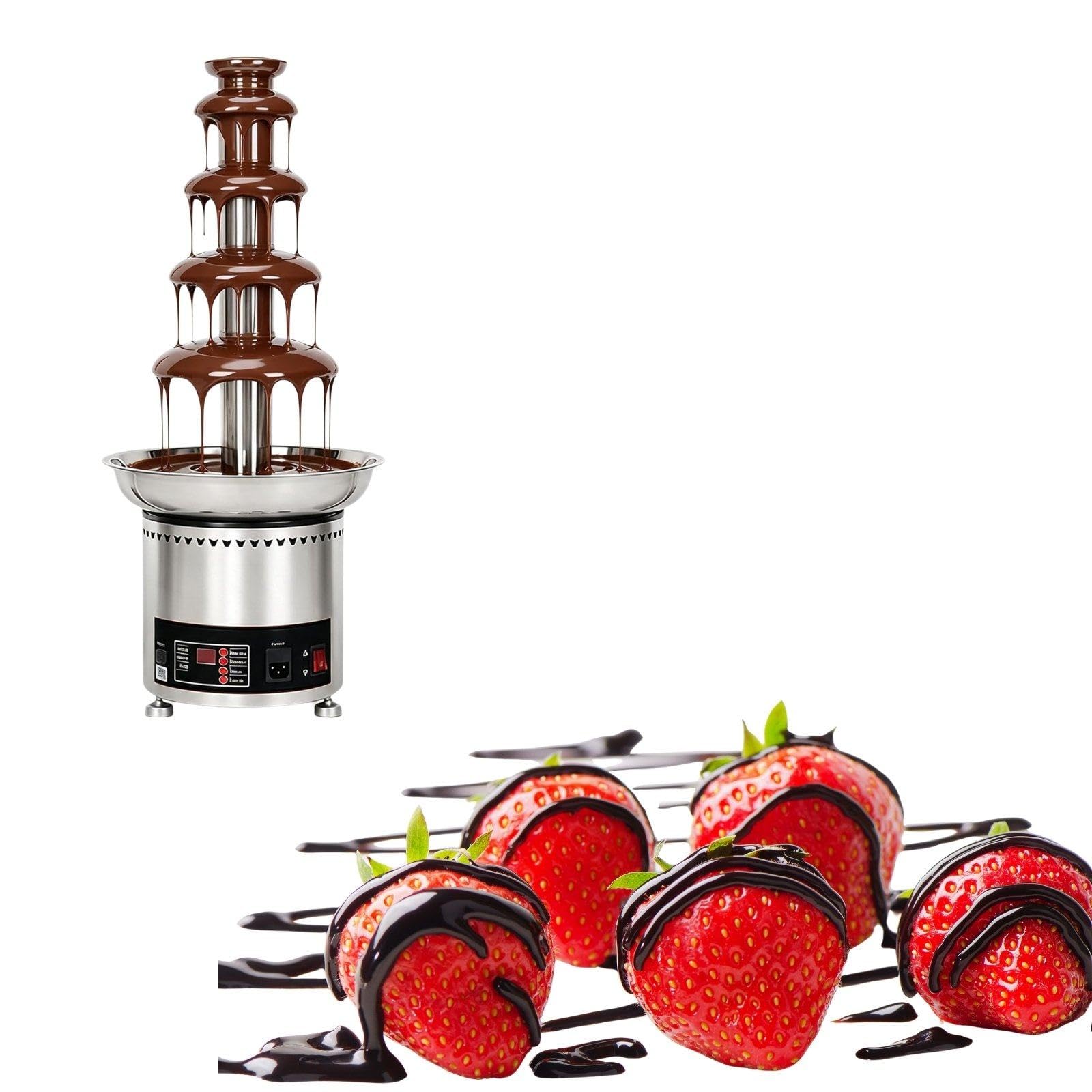 Máquina de Fuente de Chocolate Grande con Motor de Cobre Puro y Control 5Tier