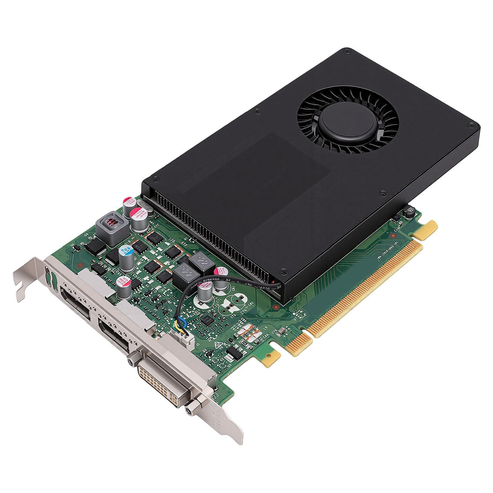 Karta Graficzna 4 GB GDDR5 128-bitowa, Obsługa EkranóW K2200 4K 4, 68 W Bez Zewnętrznego Zasilania, 2 X DisplayPort DVI, Profesjonalna Grafika do Modelowania CAD 3D