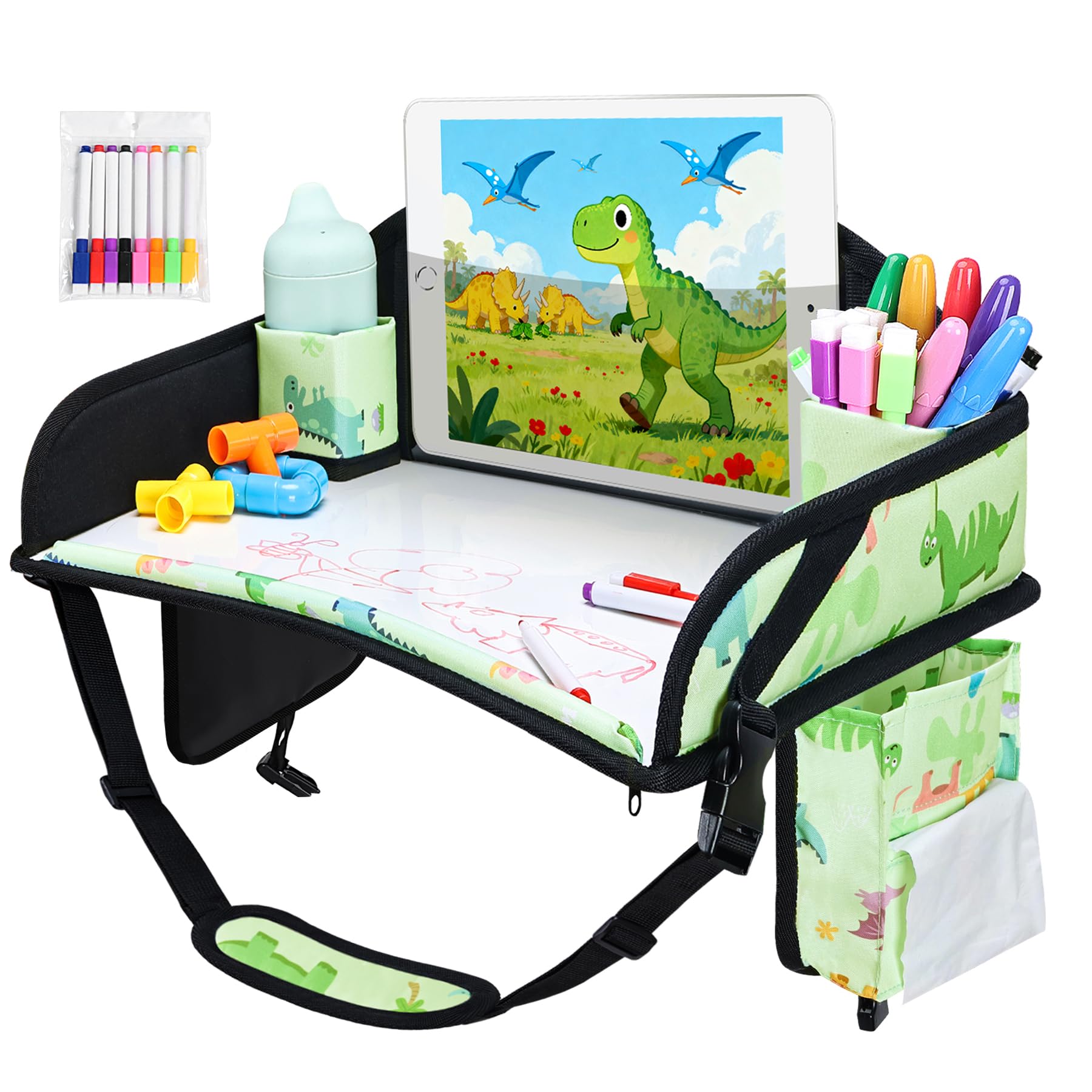 Kids Travel Tray For Toddler Kids Car Seat TeqHome Lap Tray For - View #9