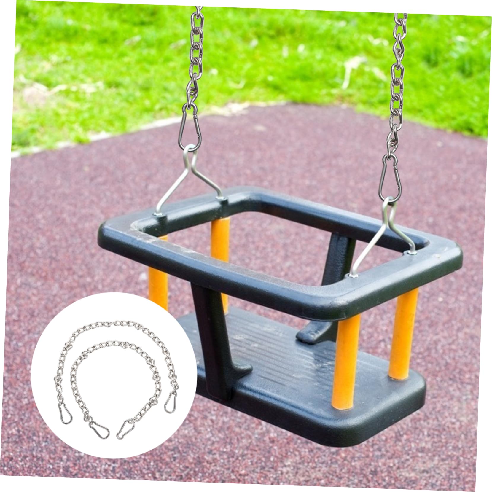 Sangle De Balançoire en Acier Kit Suspendre pour Hamac d'arbre Accessoires De Balançoire D'extérieur Solides Et Solide Ajustables pour Hauteur Souhaitée