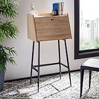 Vista 25 de Safavieh Inicio Xander Escritorio moderno de secretaria negro