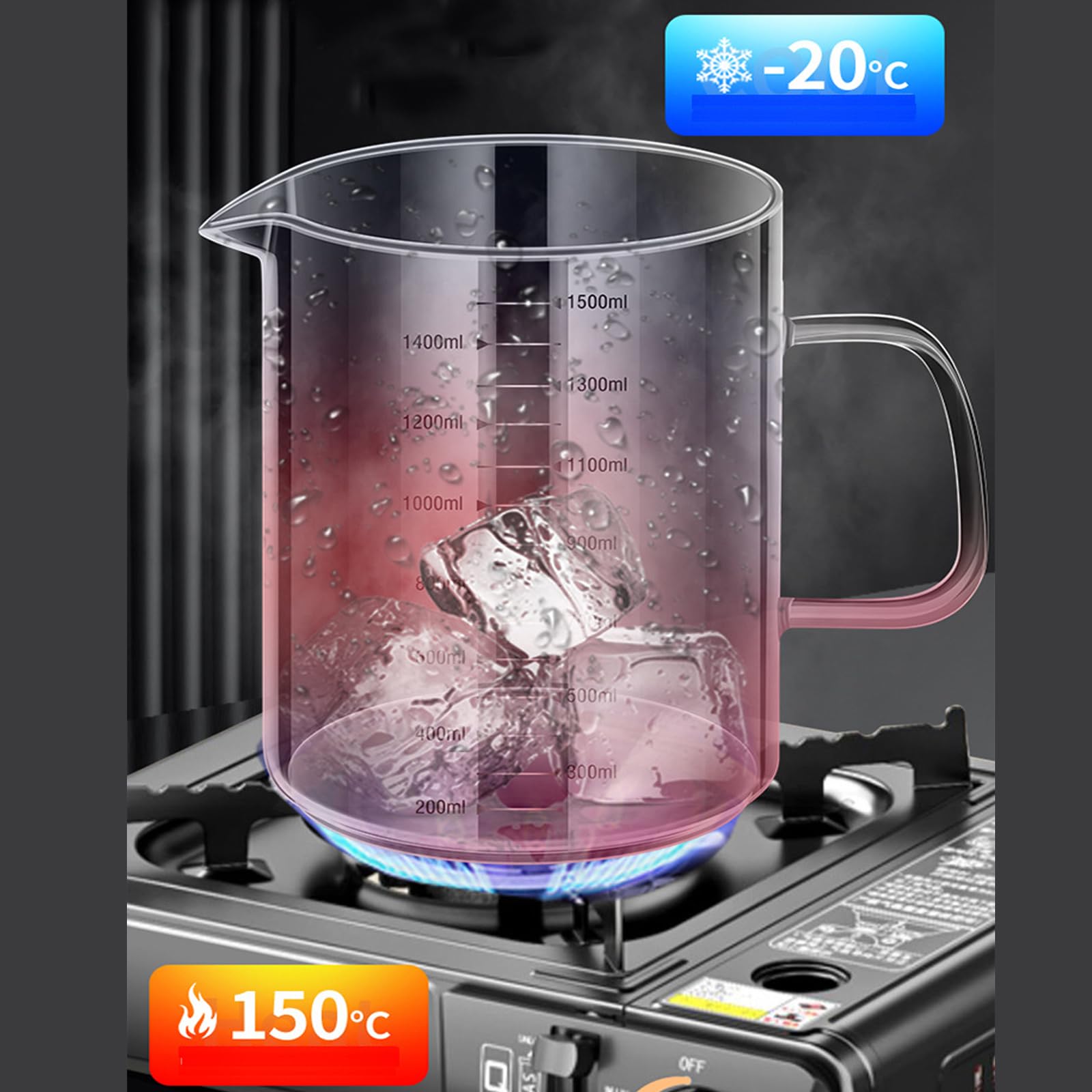 Joghurtsieb, Glas, Nussmilch und Saft zum Entsaften, 1500 ml | 304 Edelstahlgeflecht. Perfektioniert hausgemachte Mandel-, Hafer- und Sojamilch. Sanfter Feinfilter für glatten Saft und Tee