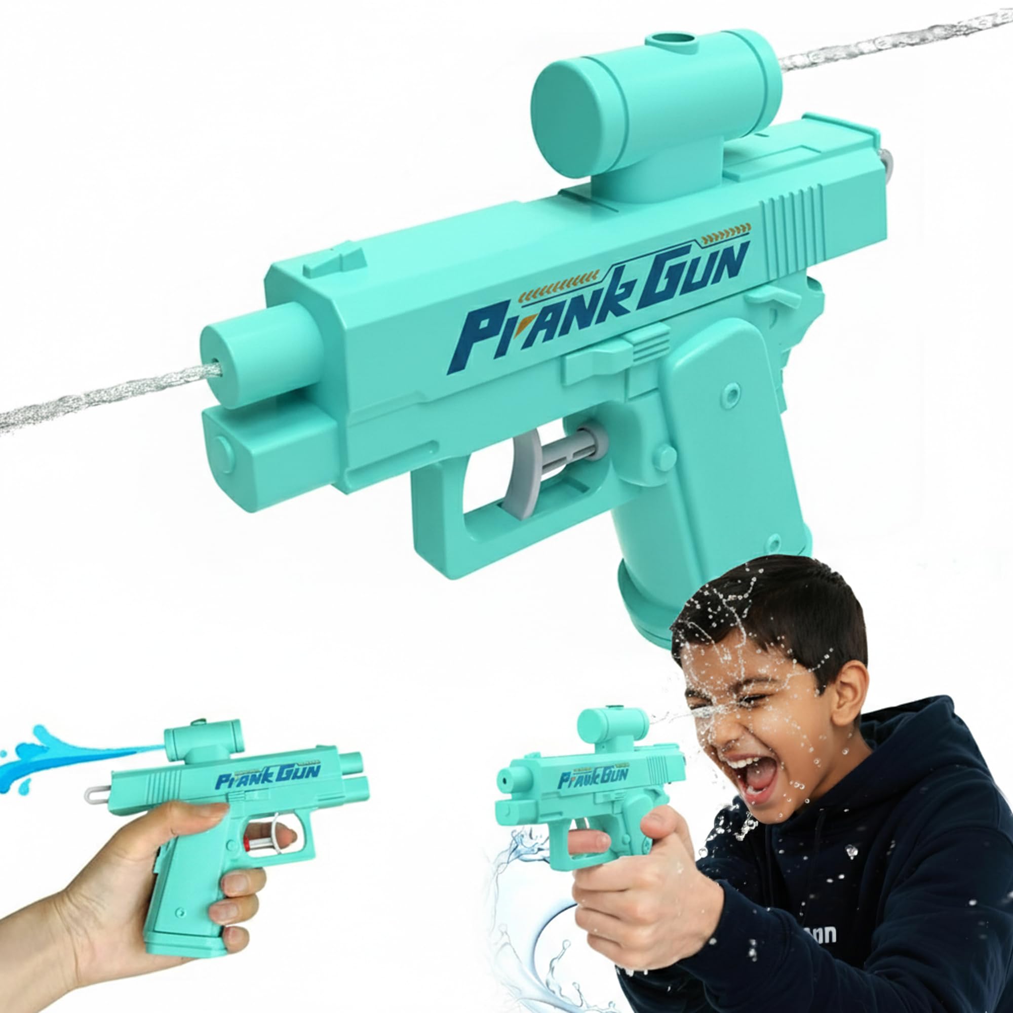 Vivatra Prank Water Gun, Upgraded Double-Sided Two-Way Squirt Gun for Babies, Kids & Adults, Funny Gag Sprayer for Holi 