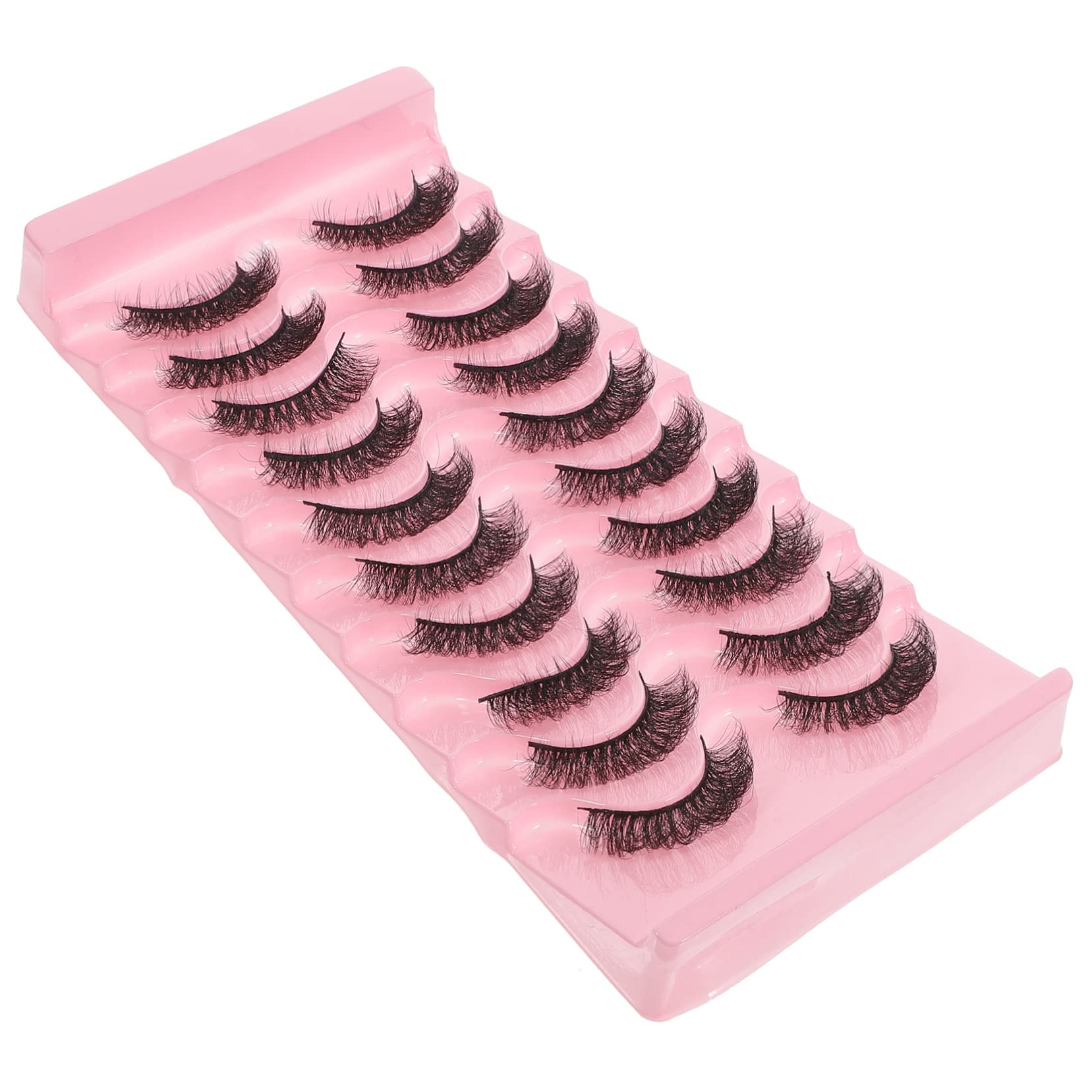 Didiseaon 40 Paia Ciglia finte Ciglia extension a grappolo di singole donne finte naturali artificiale Accessori Mancare Imitazione