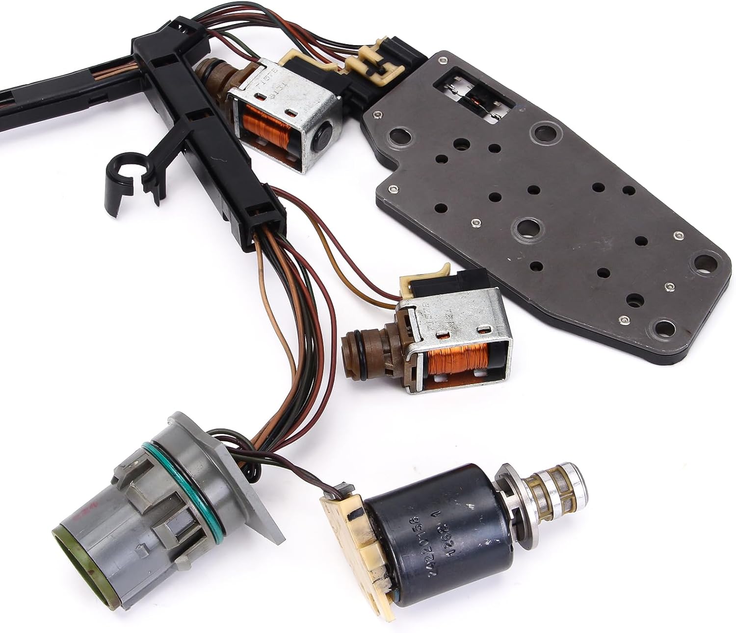 4L60E 4L65E Transmission Master Solenoid Shift Solenoid Valve Replacement for GM Chevy Cadillac GMC EPC 3-2 PWM 1993-2002