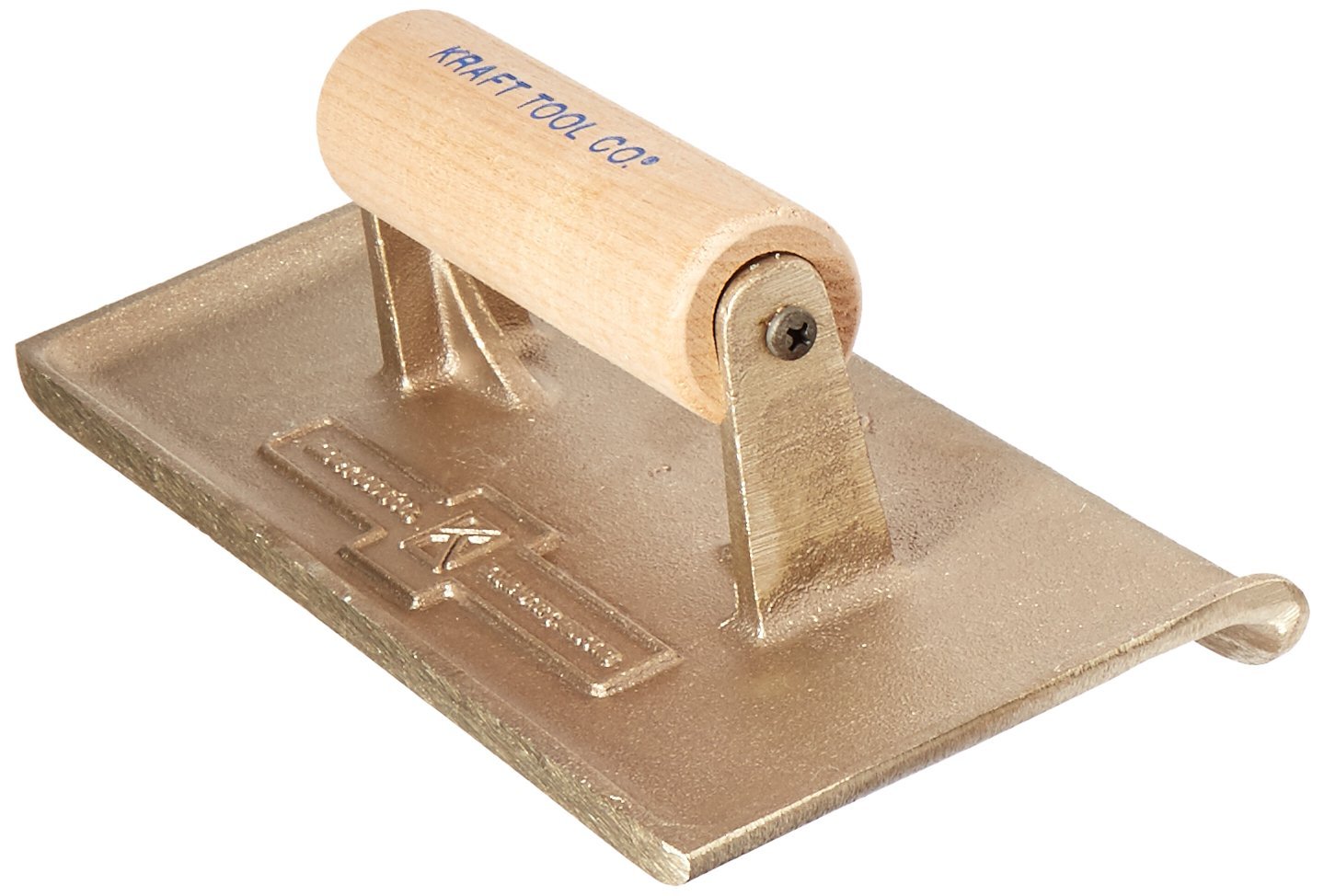 Kraft Tool CF312 Jumbo Bronze Edger with Wood Handle, 9 x 4-Inch