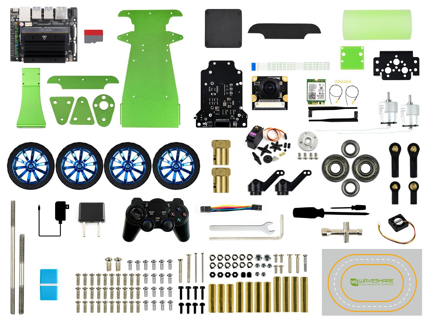 Waveshare JetBot AI Kit Robot AI Jetson Nano