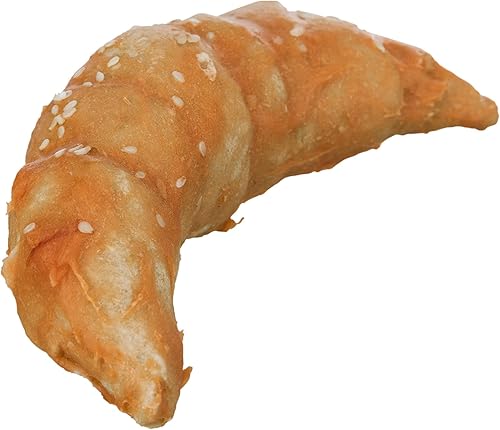 TRIXIE Denta Fun Croissant con Pollo, 11 cm, 80 g