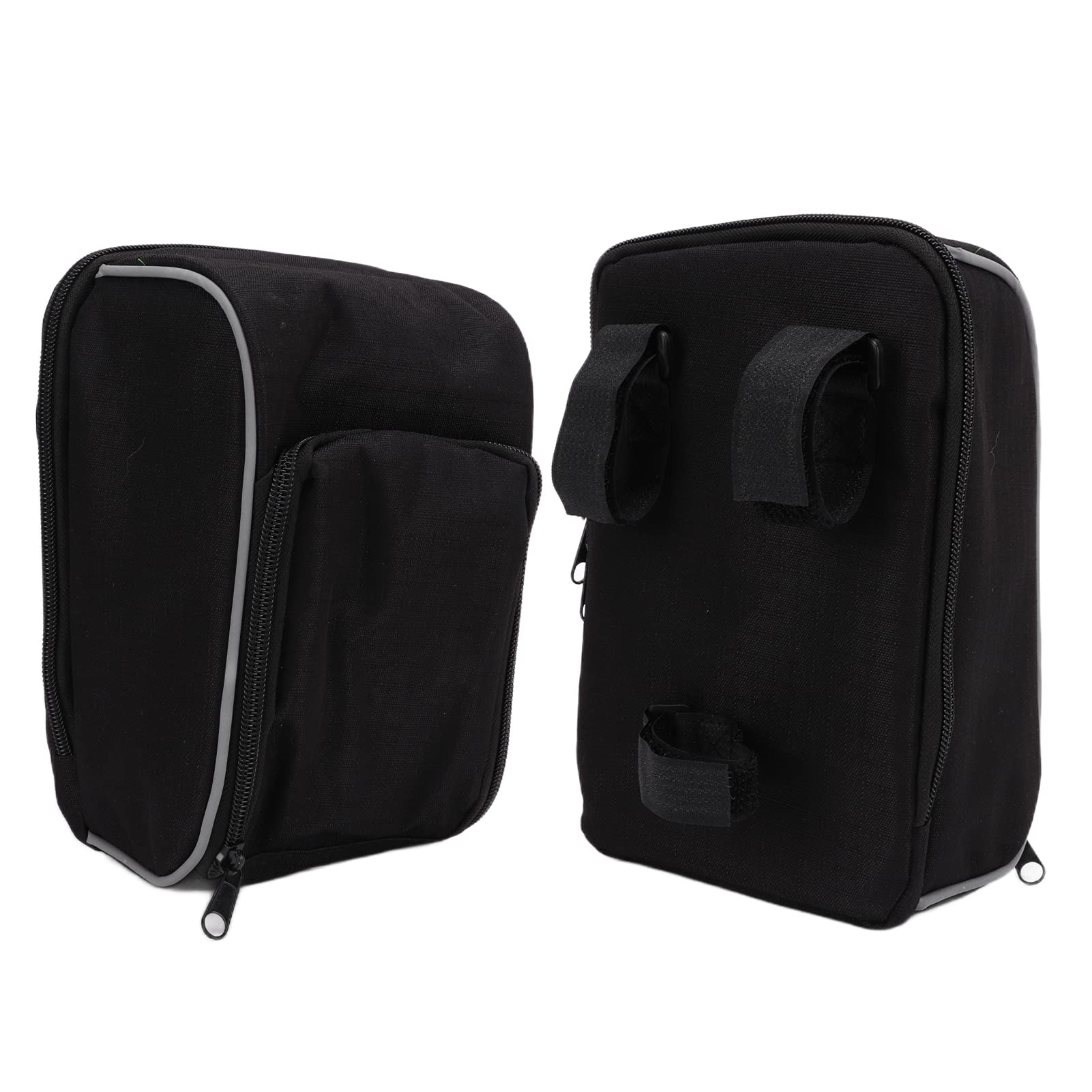 Sacoche Guidon Velo Sac De Guidon De Vélo, Sac De Guidon Imperméable En Tissu Oxford Pour Cadre Avant, Sac De Guidon De Vélo Avec Bande Réfléchissante Pour Vélo De Route électromobile, #311