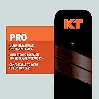 Vista 3 de KT Tape, Pro Synthetic Kinesiology Athletic Tape, 20 Count, 10” Precut Strip