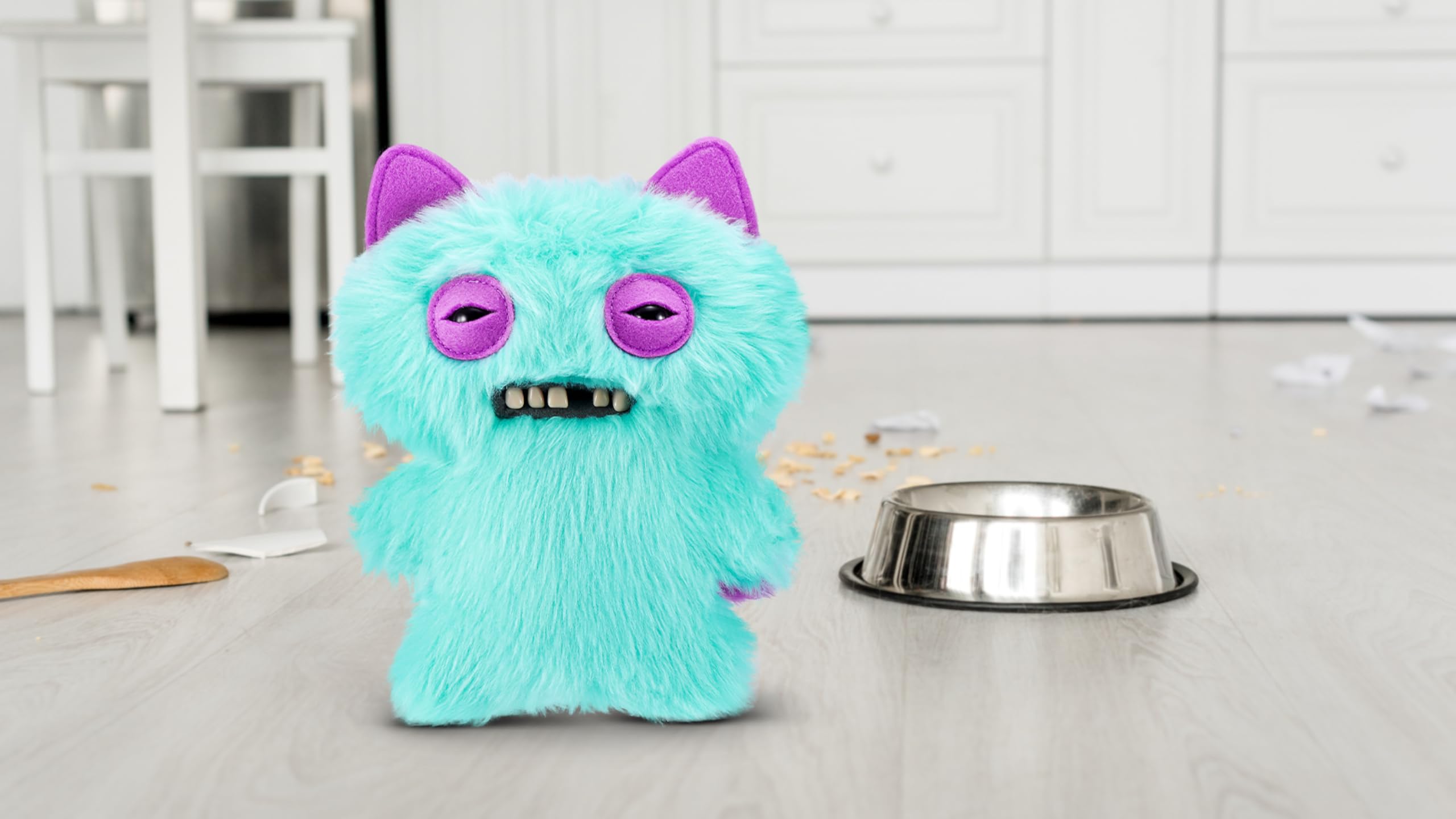 Fuggler -BUTT UGLY PETS 23 cm SERIA 1-PLUSH 2 PK(Podejrzany lis - Pomeranian i Pan Buttons - Złoty Reiver)