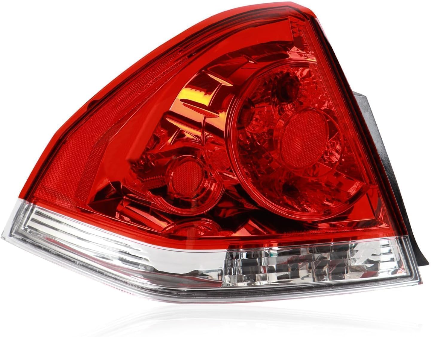 Tail Lights Outer Compatible with 2006-2013 Chevy Impala LS LT LTZ Police 2014-2016 Chevrolet Limited Left Driver Side Halogen Brake Light Replacement for 25971597 GM2800193