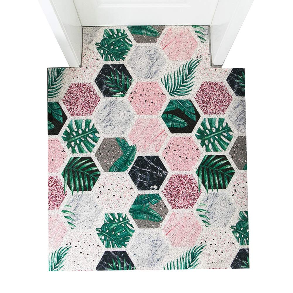 Tapis de cuisine et paillasson d'entrée ZRUYI grand tapis de porte lavable coloris D