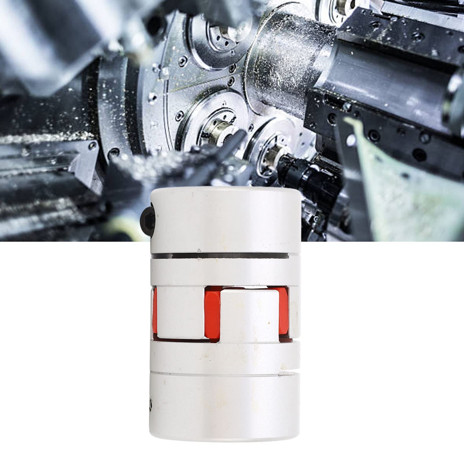 Plum Flexible Shaft Coupling Aluminum Alloy 14mm Flexible Coupler for Stepper Motor 3D Printer DIY Encoder CNC Machine