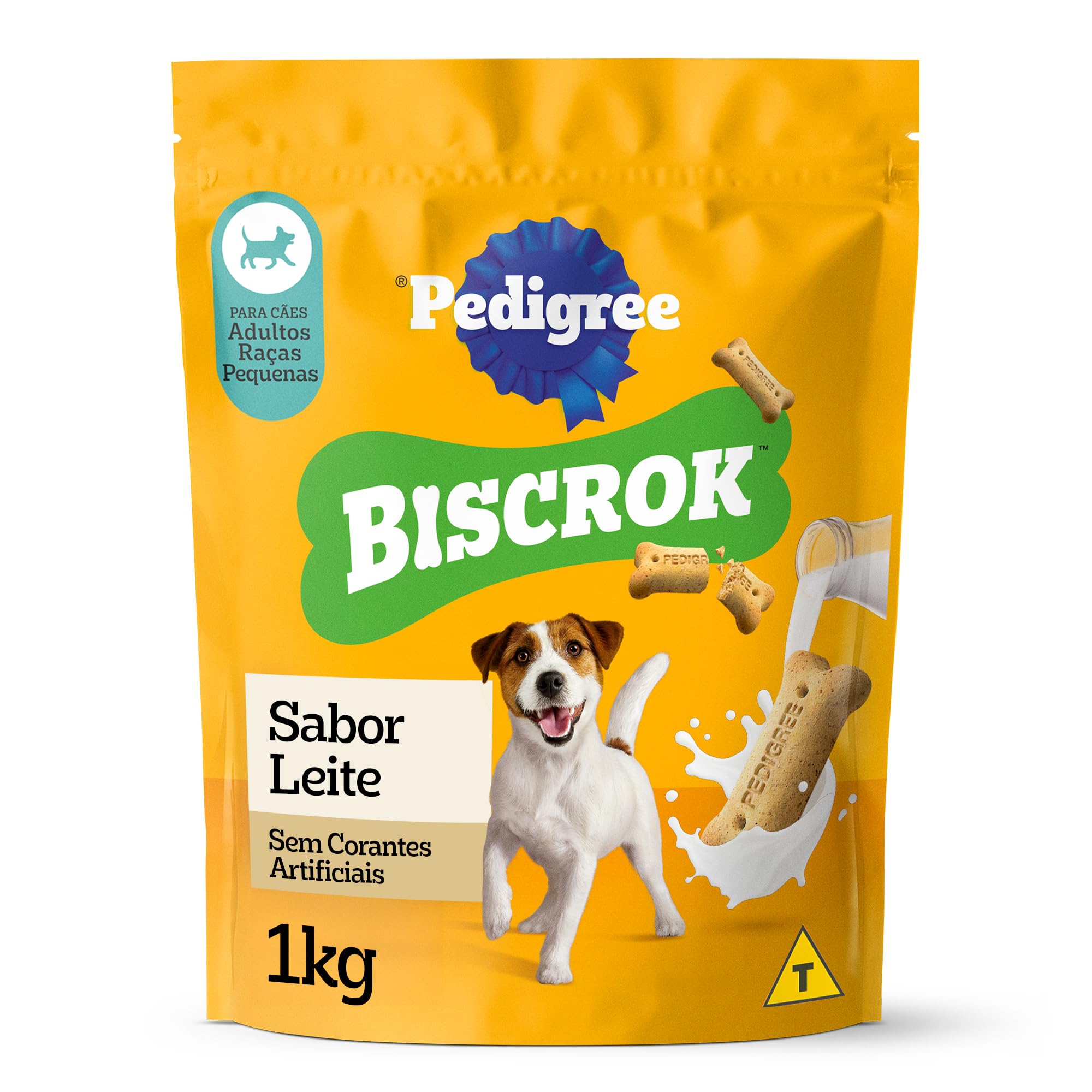 Biscoito Pedigree Biscrok Para Cães Adultos Raças Pequenas, 1 kg