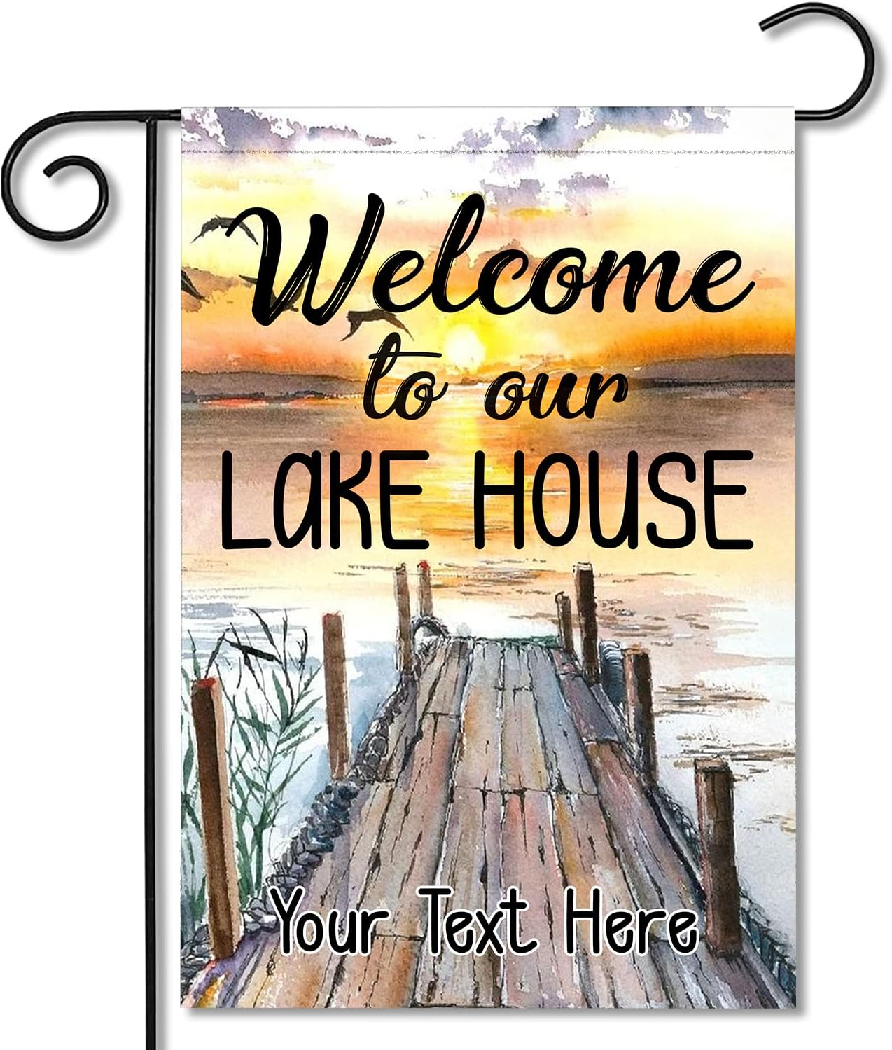 SODAVA Custom Garden Flag To Our Lake House