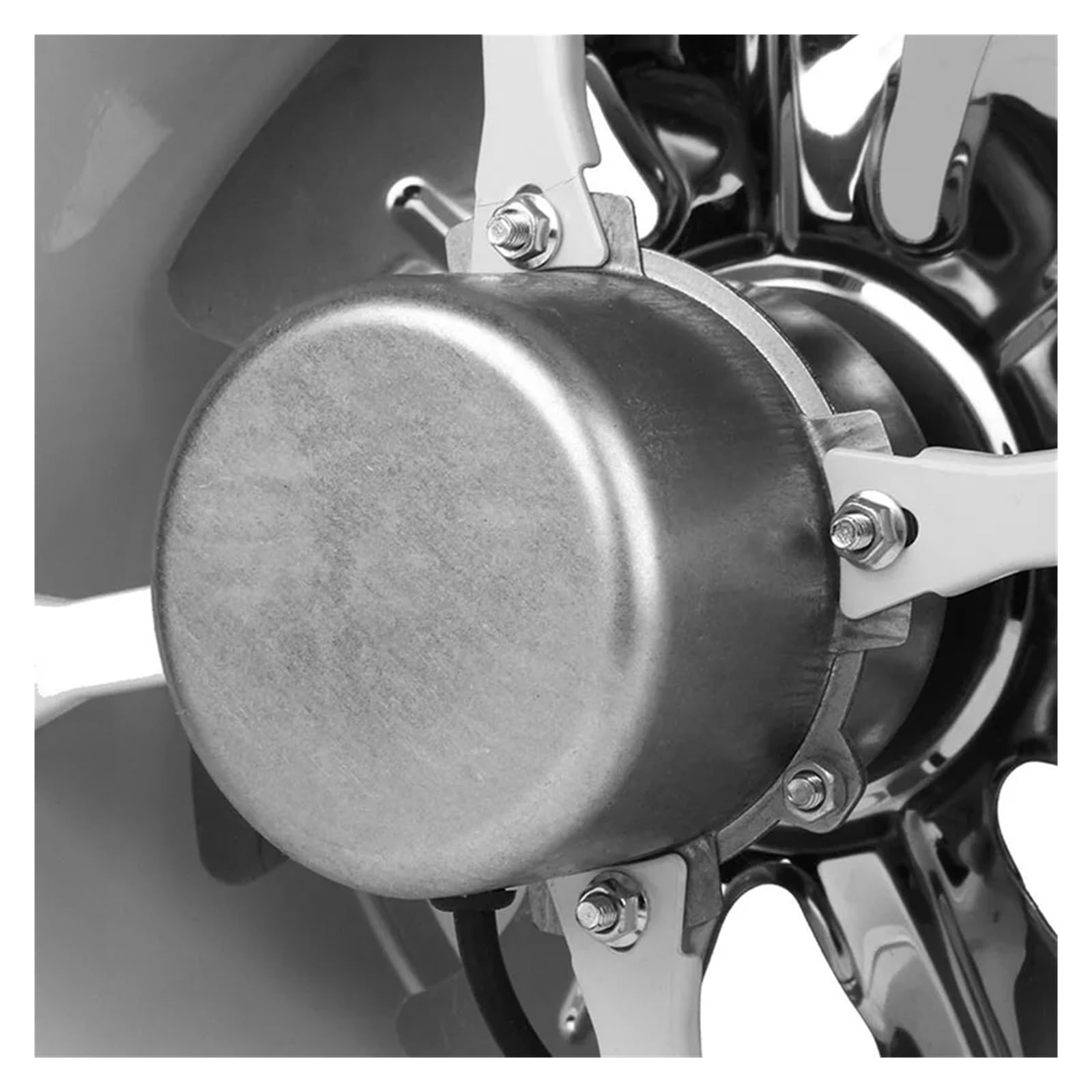 Ventilatore Lame Metalliche For Ventola Di Scarico In Linea Da 4 Pollici/6 Pollici(White,4 inch)