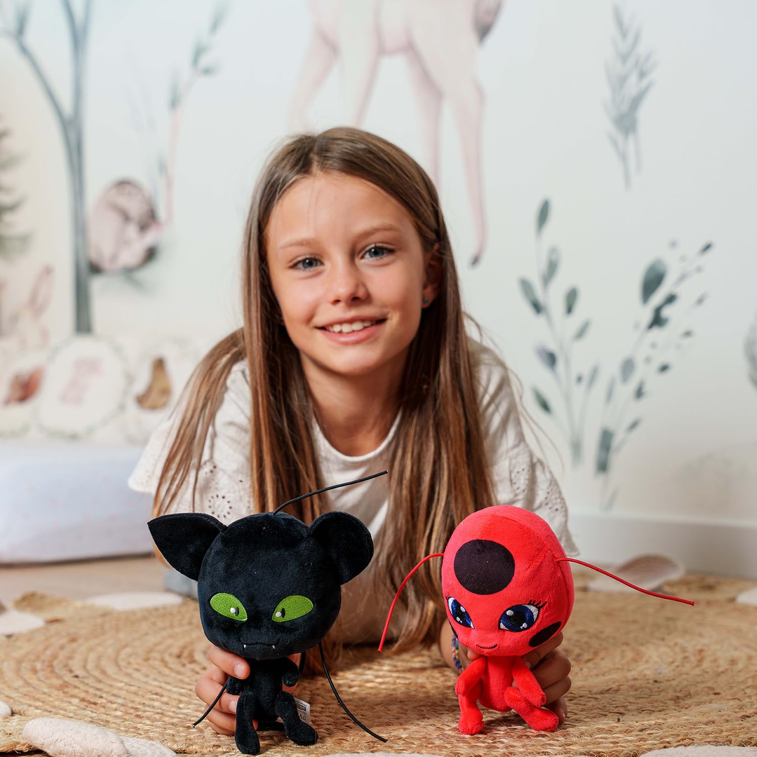 Miraculous Ladybug Peluche Tikki 15 cm Officielle Kwami Coccinelle Jouet Enfant 4 Ans+