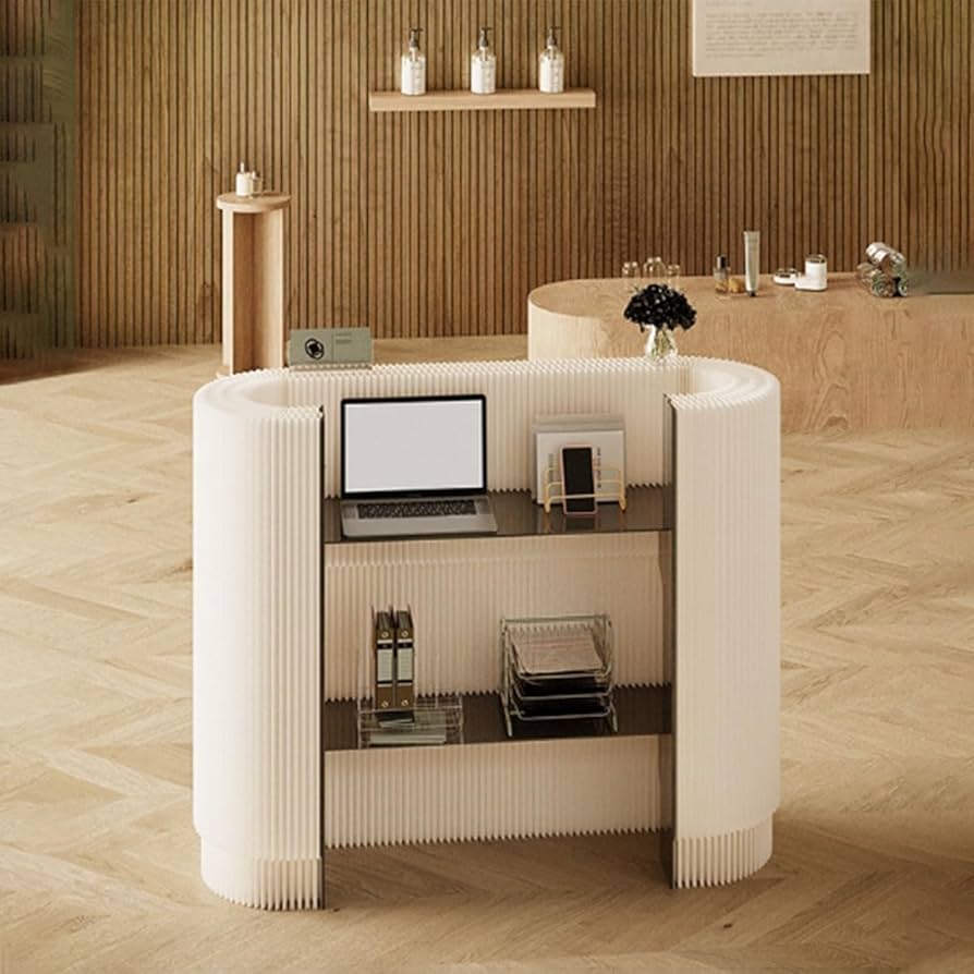 受付カウンター長さ350㎝高さ68㎝レジ 受付台テーブル折り畳み演説台おしゃれ Amazon.co.jp: 受付カウンター レジ 受付台カウンターテーブル