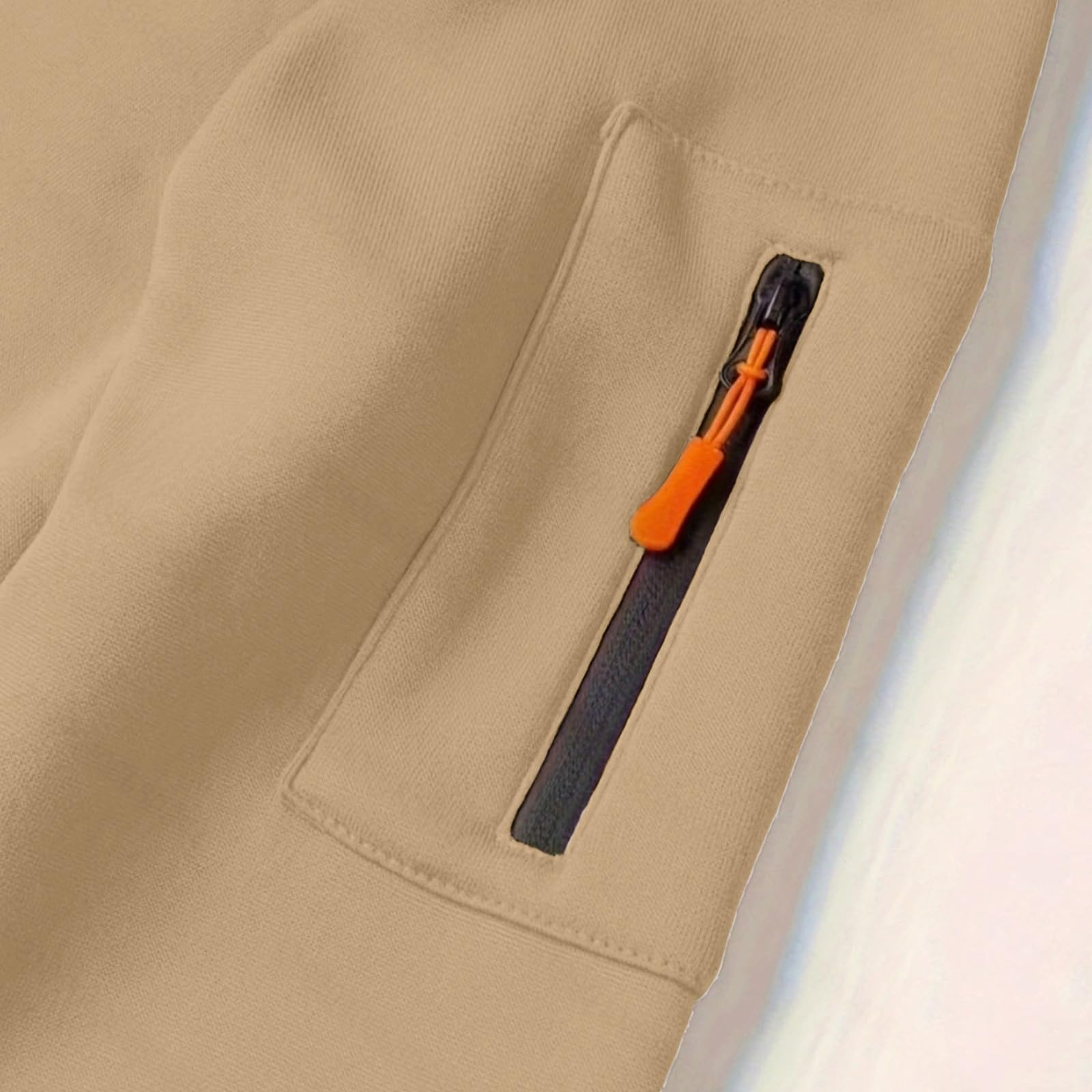 Tuta sportiva da uomo, 2 pezzi, giacca e pantaloni da jogging con cerniera