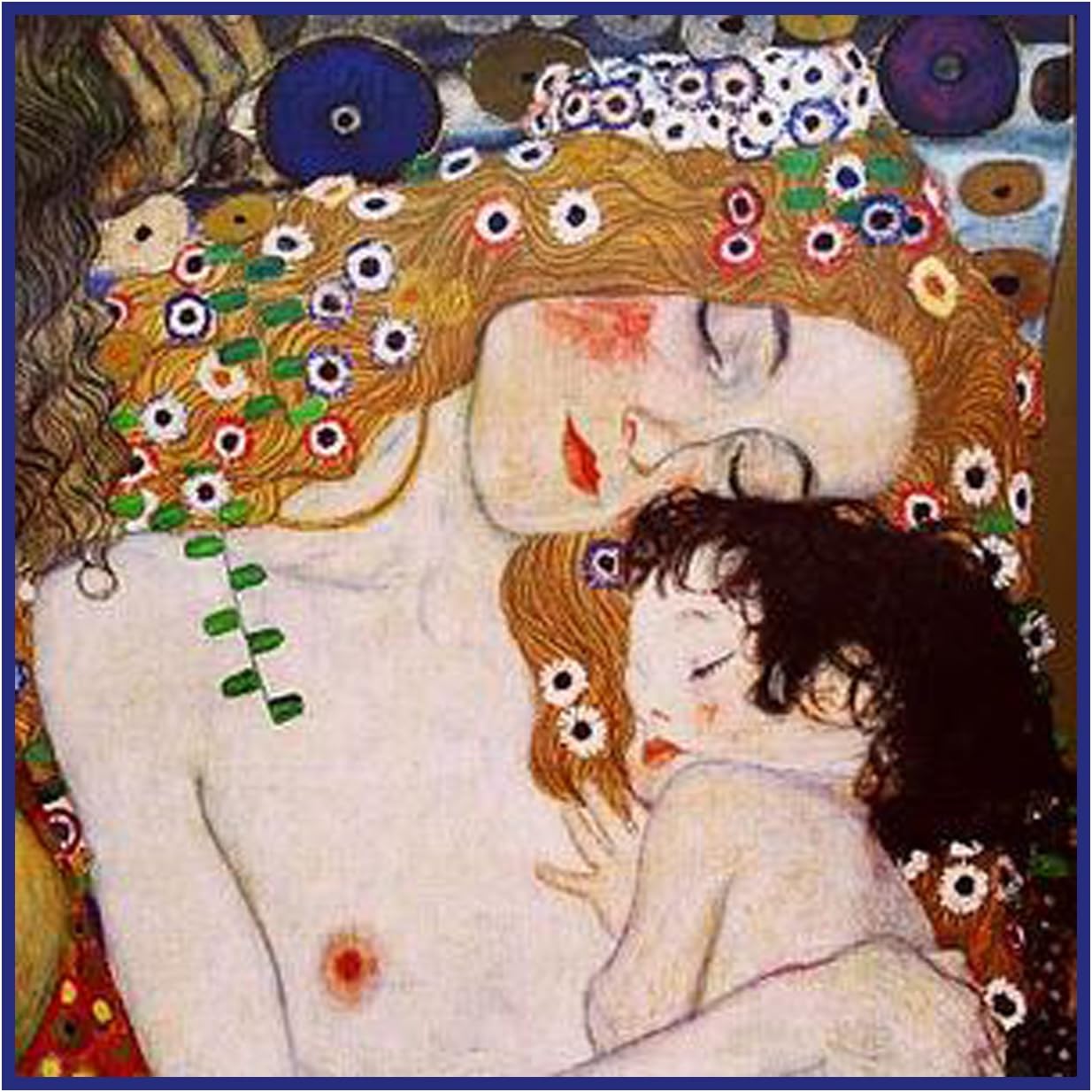 Orenco Originals Mother and Child Detail by Gustav Klimt Counted Cross Stitch Pattern