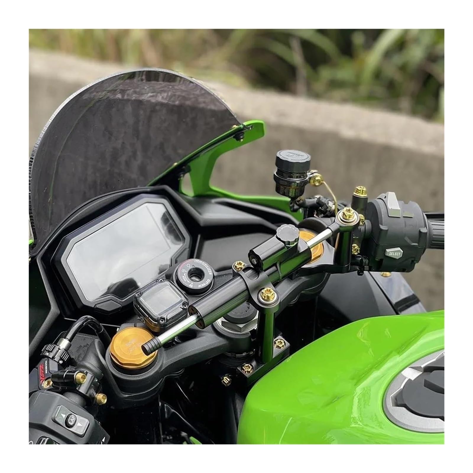 Amazon | オートバイステアリングダンパー 用 ZX-4RR ZX4RR ZX