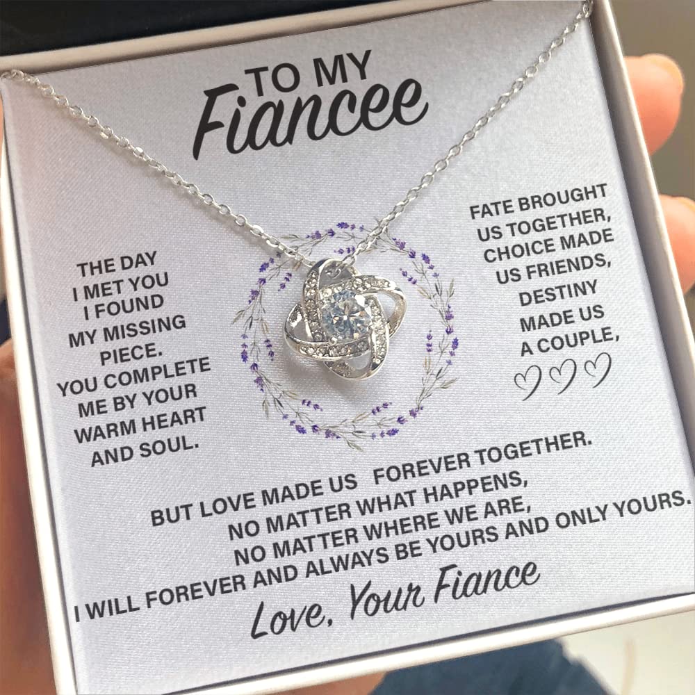 (FE001) Love Knot Necklace GIFT FOR FIANCEE TUNG1818