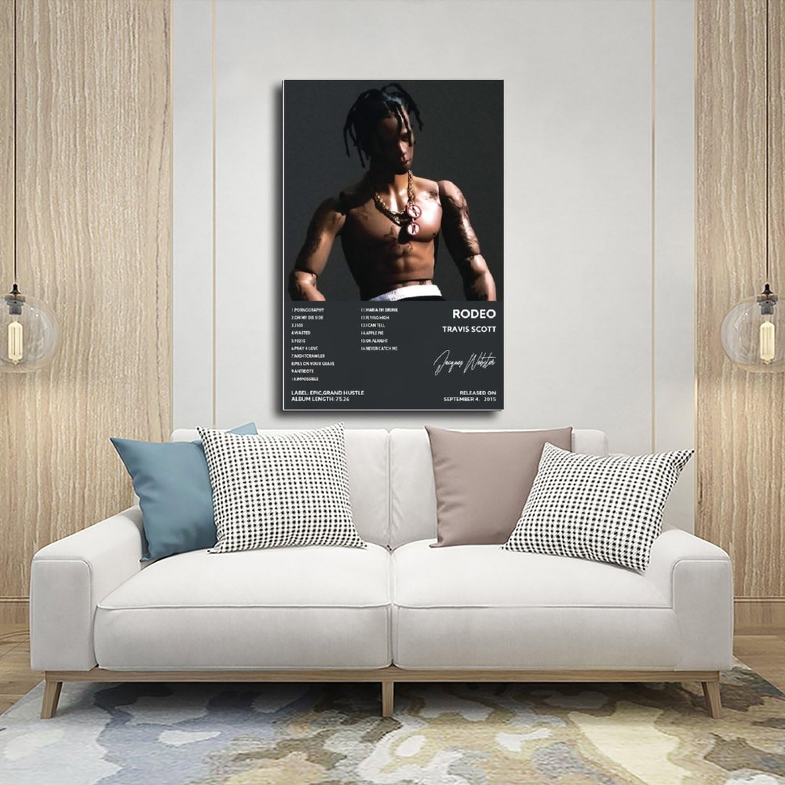 COSIERM Birds In The Trap Sing McKnight Poster - Travis Scott Limited Poster Canvas Poster