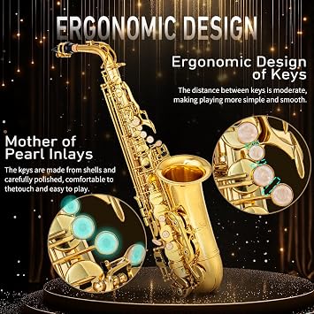 Alto Saxophone Student Beginner Eb Saxophone Kit