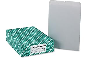Quality Park 38610 Clasp Envelope, 12 x 15 1/2, 28lb, Executive Gray