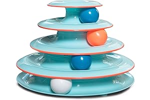 CHASE MEOWTAIN 4-TIER CAT ROLLER TOY