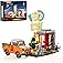 LUMIBRICKS City Sunset-Stopover Lighting-Building-Bricks Set - Road Trip Car Station Modular Collection LED Light Building Se