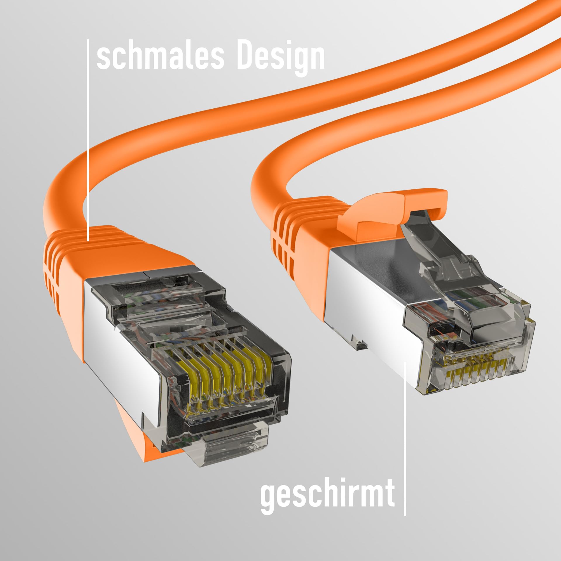 EFB-Elektronik - Cavo di rete CAT. 8 fino a 40 Gb - Cavo patch Ethernet LAN da 20 m con protezione antipiega - Trasmissione PoE di dati e alimentazione - Connettore RJ45, schermatura S/FTP PIMF -