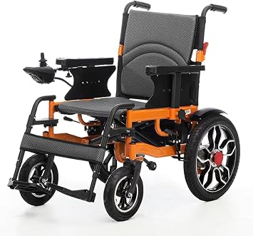 Electric Wheelchair, Folding Electric Wheelchairs for Adults, Power Motorized Electric Wheel Chair with Anti-Tipper 360, Lightweight All Terrain Power Wheelchairs for Seniors, 330lbs