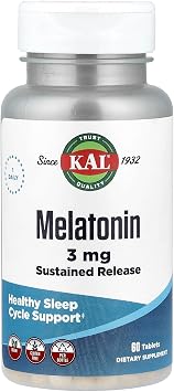 KAL Melatonin 3MG, 60 CT