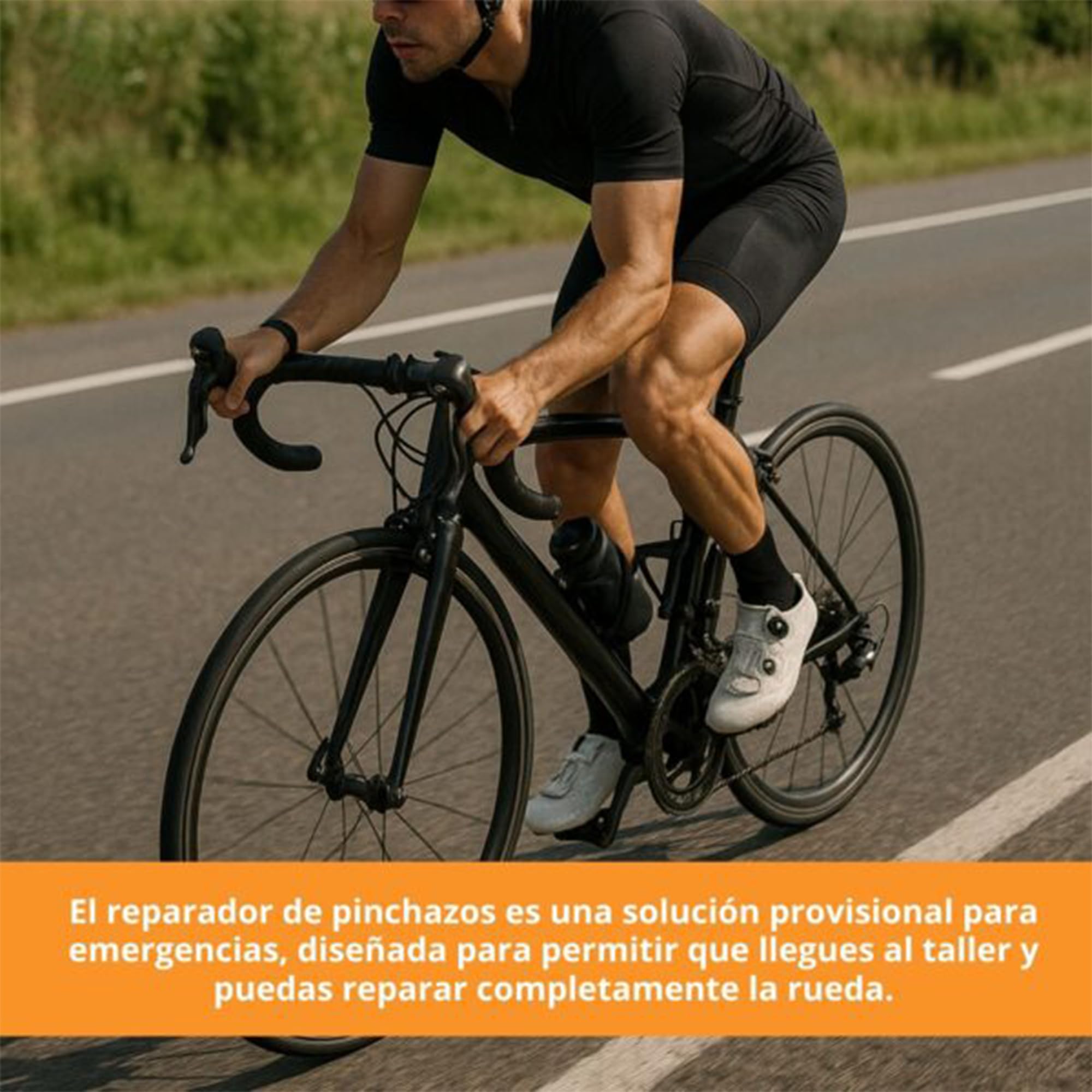 Spray Repara Pinchazos 200ml para Bicicletas, Motos y Patinetes – Sellador de Neumáticos de Emergencia, Sella y Reinfla al Instante, Kit Antipinchazos (2 Botella) — view 8