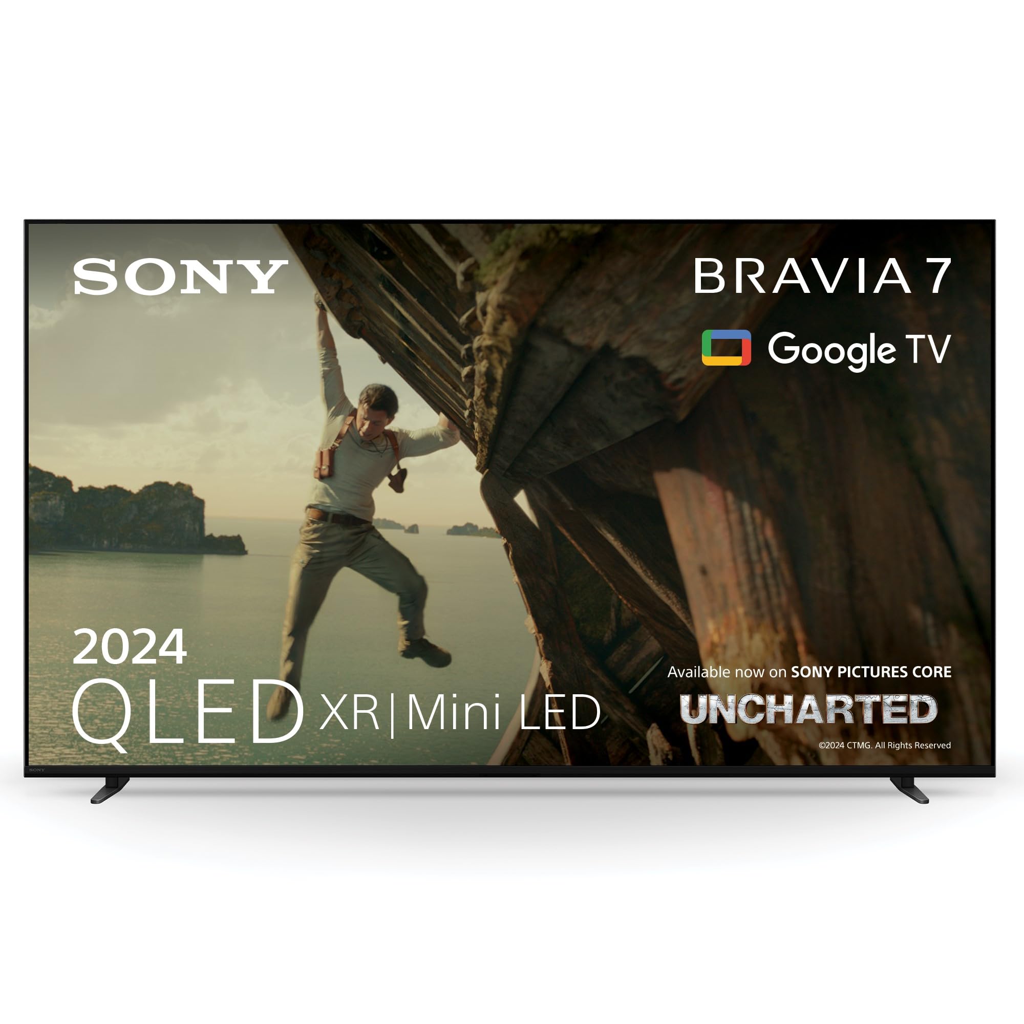 Sony BRAVIA 7 QLED (XR l Mini LED) 85 pollici 4K HDR Google Smart TV (2024) | Gaming menu per PlayStation 5, IMAX Enhanced, Dolby Vision Atmos, Chromecast, AirPlay, 120Hz 85XR70 BRAVIA 7 85"