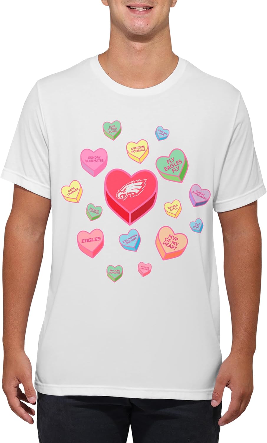 FOCO Unisex NFL Team Logo Sweet Talk Short Sleeve T-Shirt - Image 5