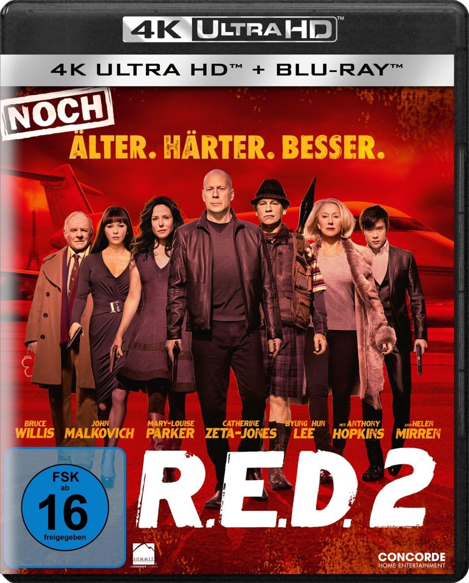 Red 2 (4k UltraHD) [BluRay] [Import] Amazon.fr Willis,Bruce
