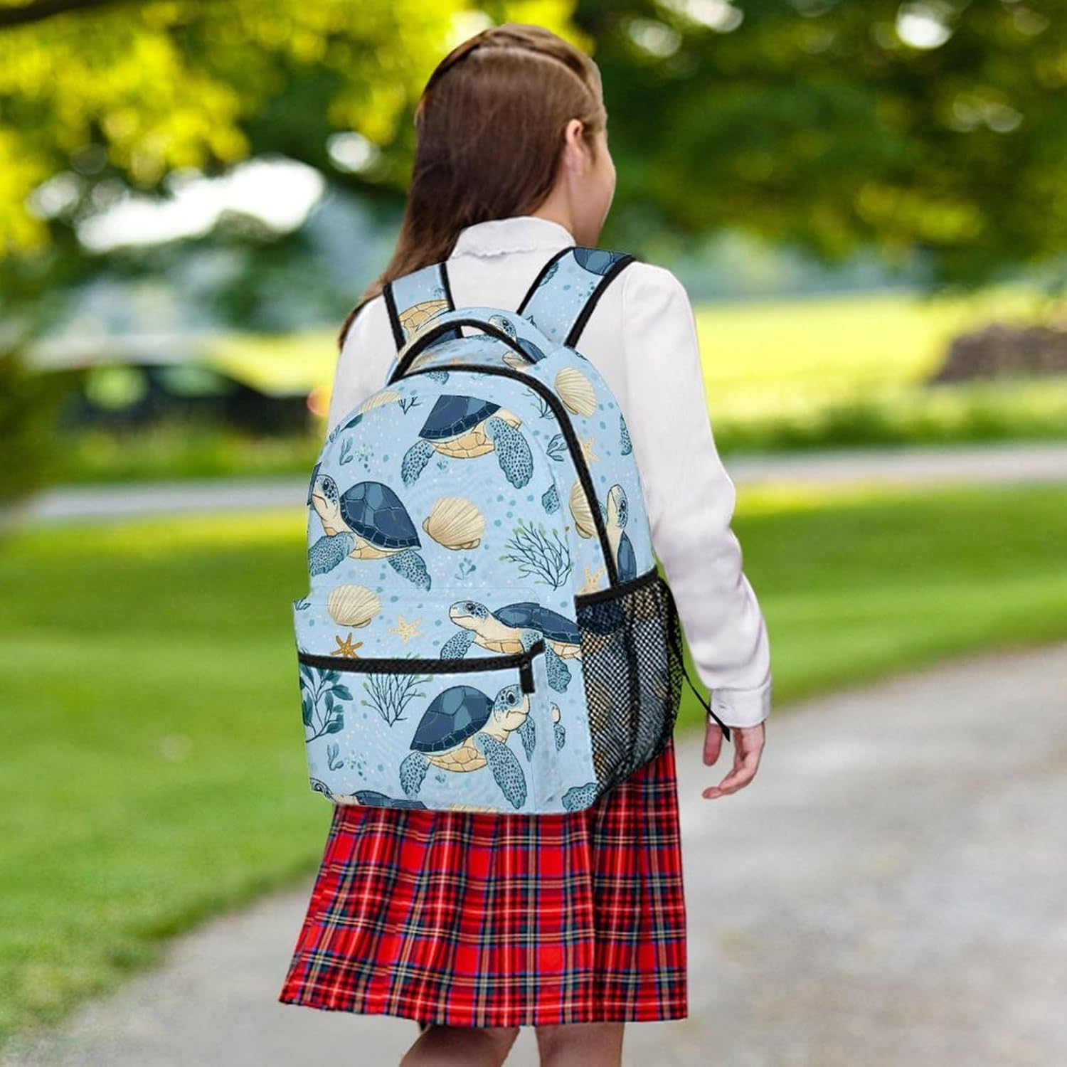 Sea Turtle Laptop Backpack Lightweight Travel Daypack Shoulder Bag for Men Women