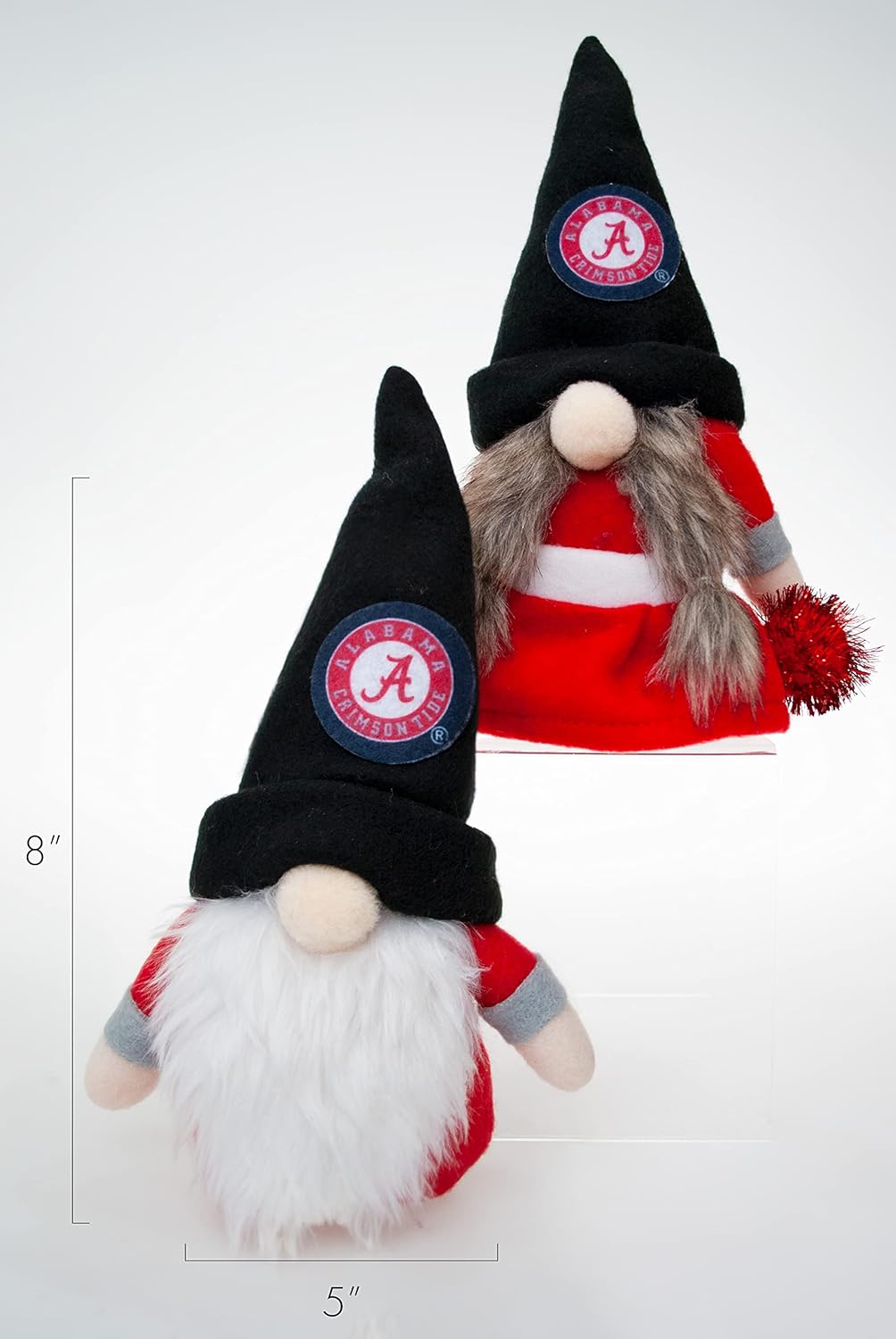 Alabama Tailgate Banner and Gnome Ornaments - Show Your Crimson Tide Spirit in Your Dorm or Graduation Parties by Hanna's Handiworks
