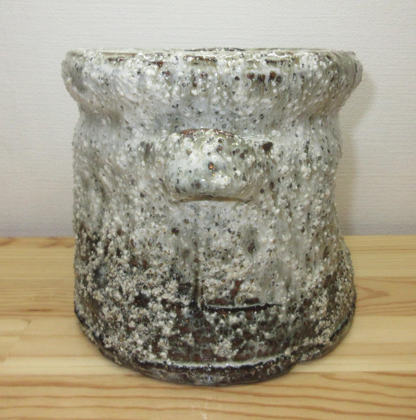 送料込【逢絢亭】茶道具 水指 瀬戸焼 萩釉 曜変水指 耳付 味下隆司 共箱入り Amazon｜【逢絢亭】茶道具 水指 瀬戸焼 萩釉 曜変水指 耳付 味下