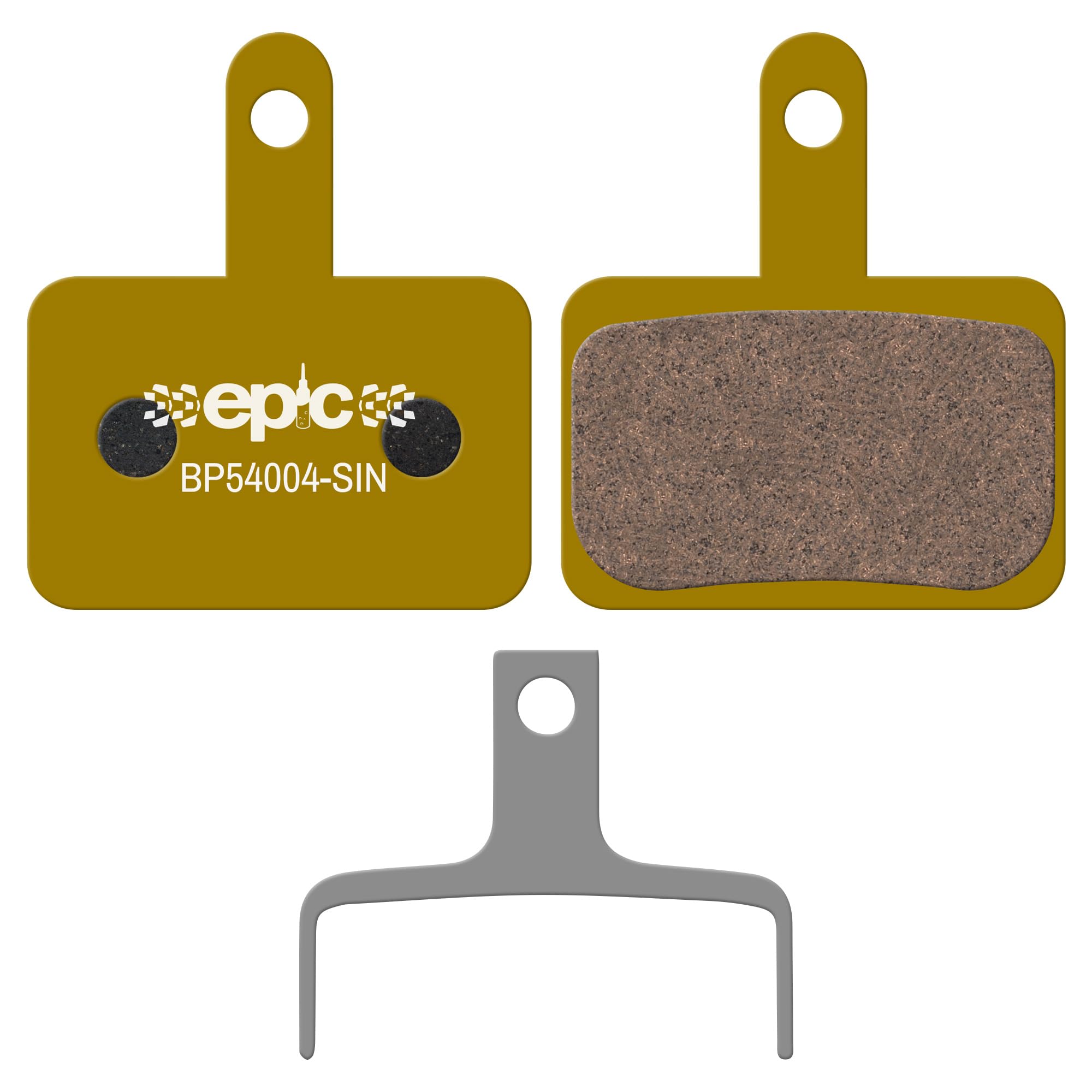 epic Disc Brake Pads for Shimano Brakes | B01S, B05S, E01S, M05S | Fits Altus, Deore, Tourney | Organic, Semi-Metallic, Sintered, Ceramic & E-Bike Options | 1 Set (Sintered)