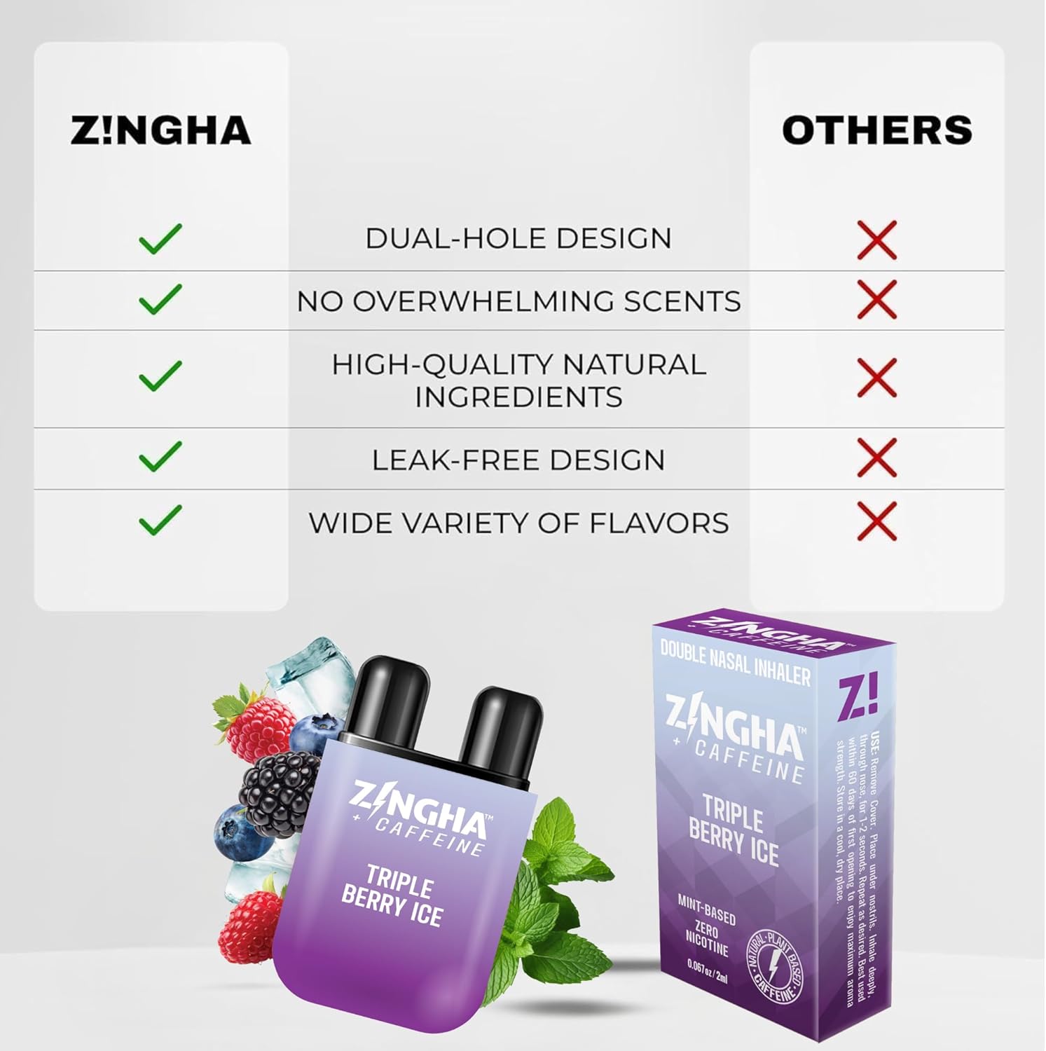 Caffeinated Aromatherapy Nasal Inhaler Stick – Natural Energy Boost with Essential Oils + Caffeine – Focus, Refresh & Breathe Easy (Lemon Mint) - Image 4