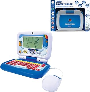 Power Junior, English/Spanish Bilingual Educational Laptop with 40 Activities Including a New Way to Learn to Read and Count, JC398i2