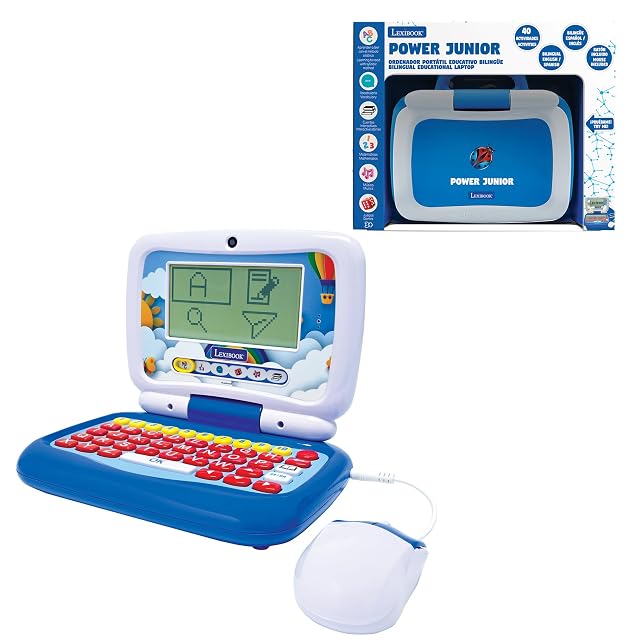 LEXIBOOK, Power Junior, Portátil Educativo, JC398i2