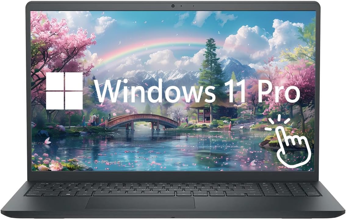 Dell Inspiron Laptop, 15.6″ FHD LED Touchscreen Business & Student Laptop Comput…