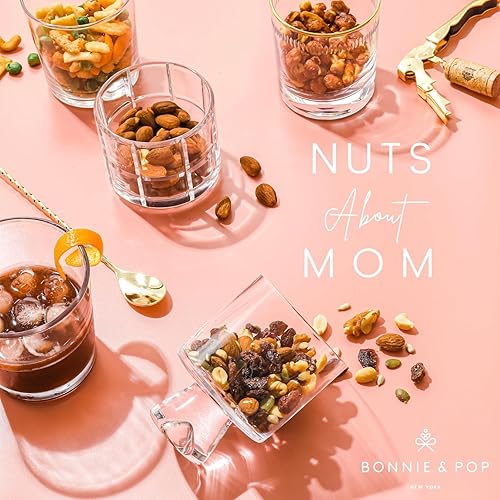 Miniatura 4 de Cesta de regalo de frutos secos  Caja de regalo de frutos secos para mujeres en caja de madera reutilizable rosa  Juego de regalo saludable para