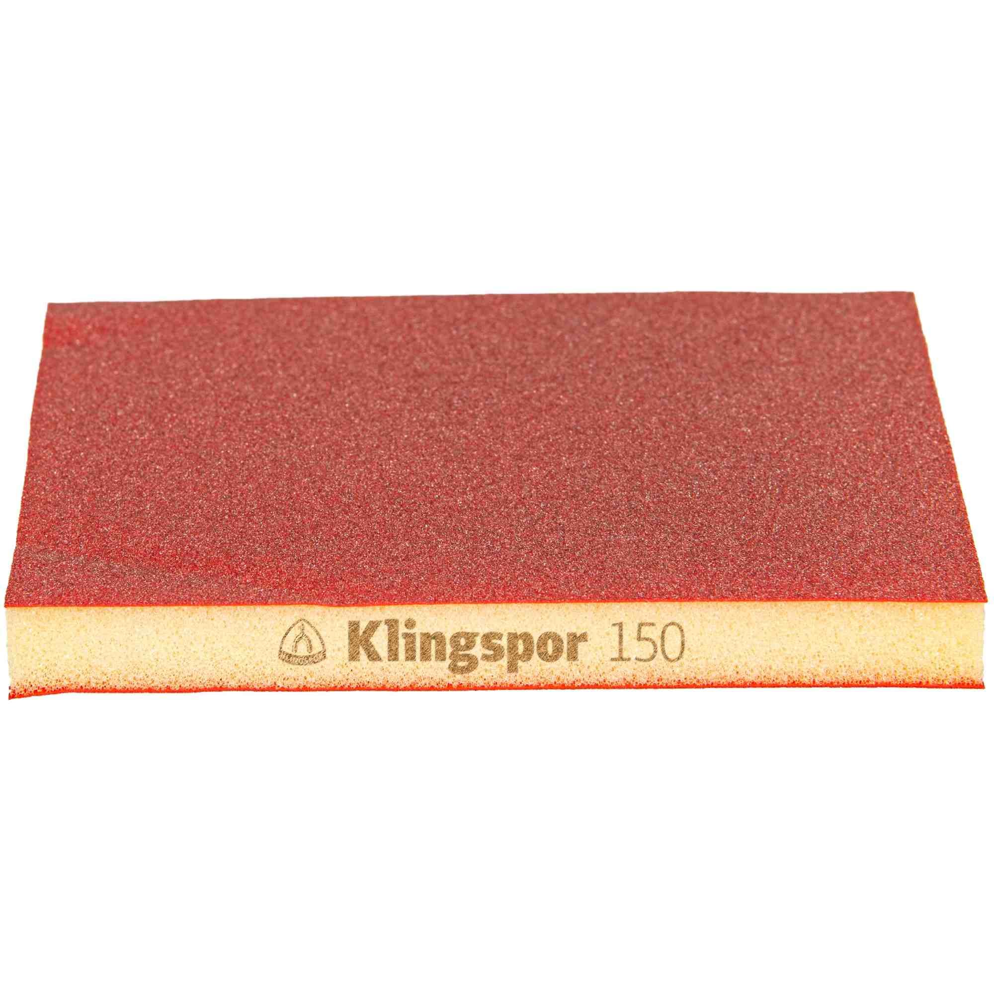 Nuevo! Klingspor SW 501 TR - Esponja abrasiva (123 x 96 x 12,5 mm, 100 unidades, grano 150)